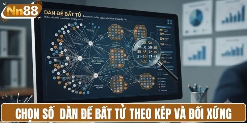 Chọn số dàn đề bất tử theo kép và đối xứng