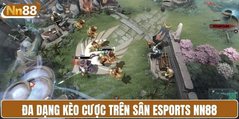 Đa dạng kèo cược trên sân Esports NN88